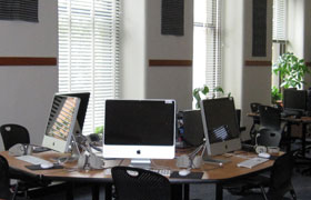 Mac computers in lab